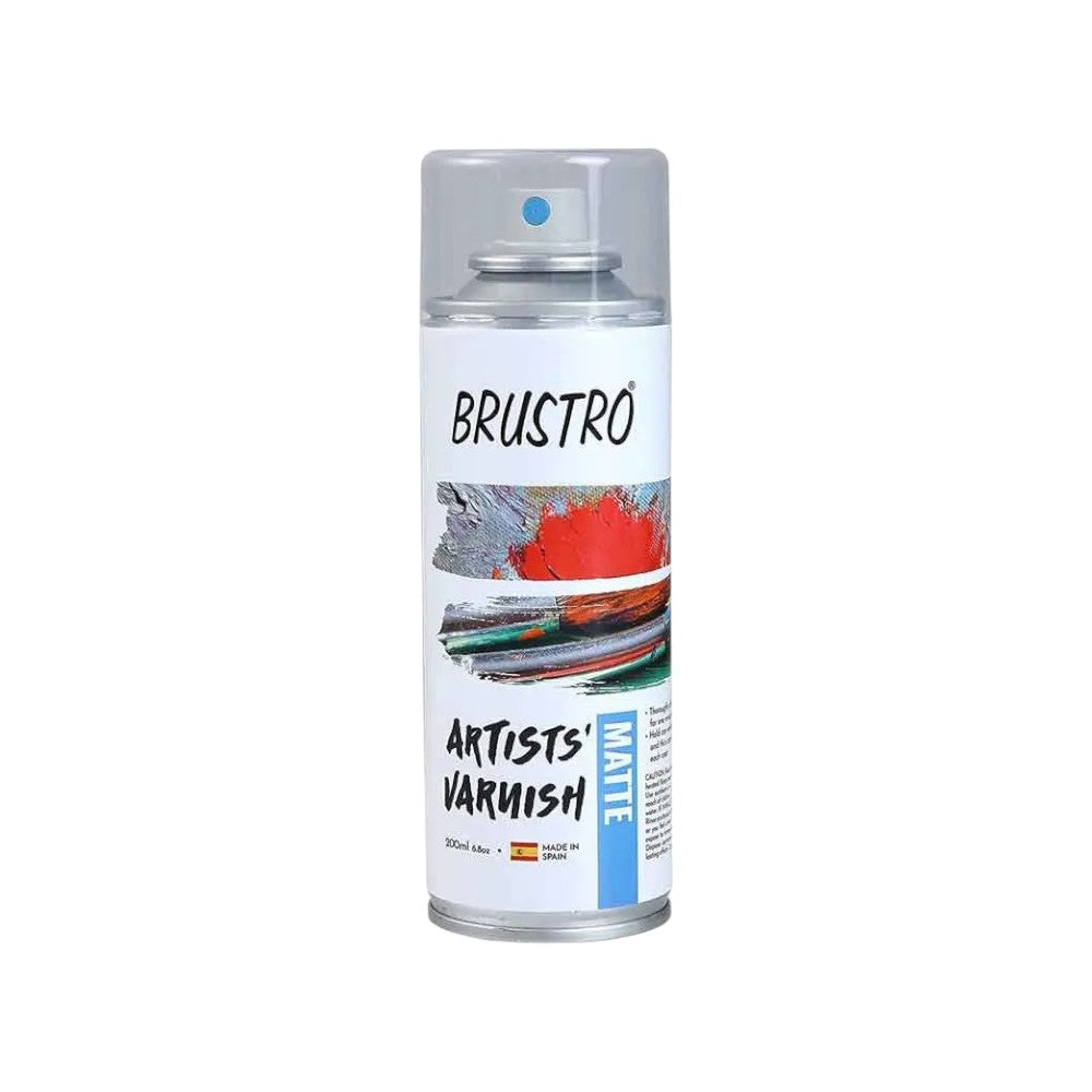 Brustro Matte Varnish Spray 200ml – Non-Reflective Finish